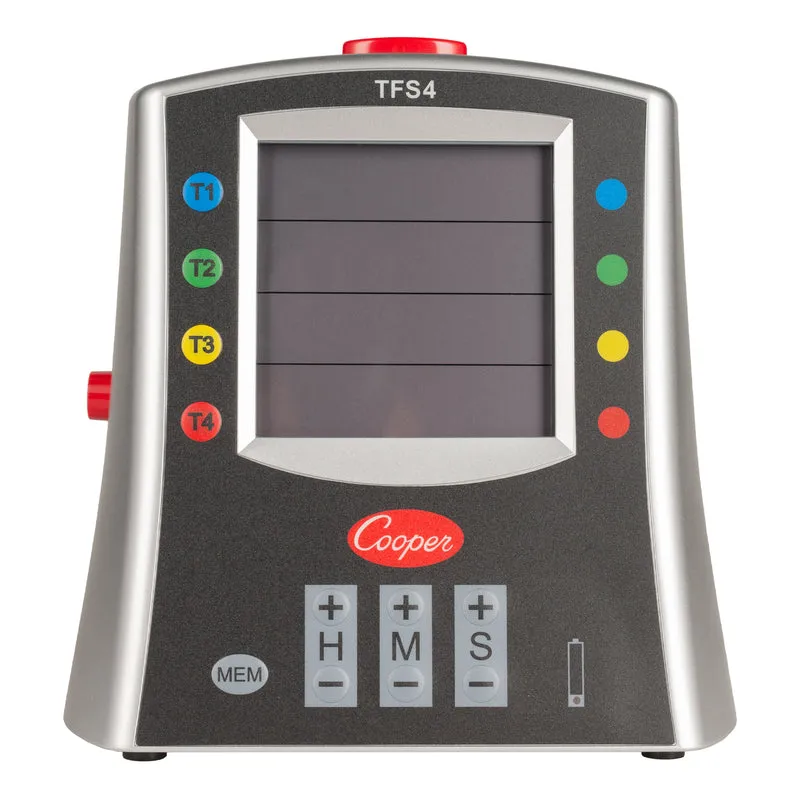 Cooper-Atkins Digital Timer, 4 Station Display, Large