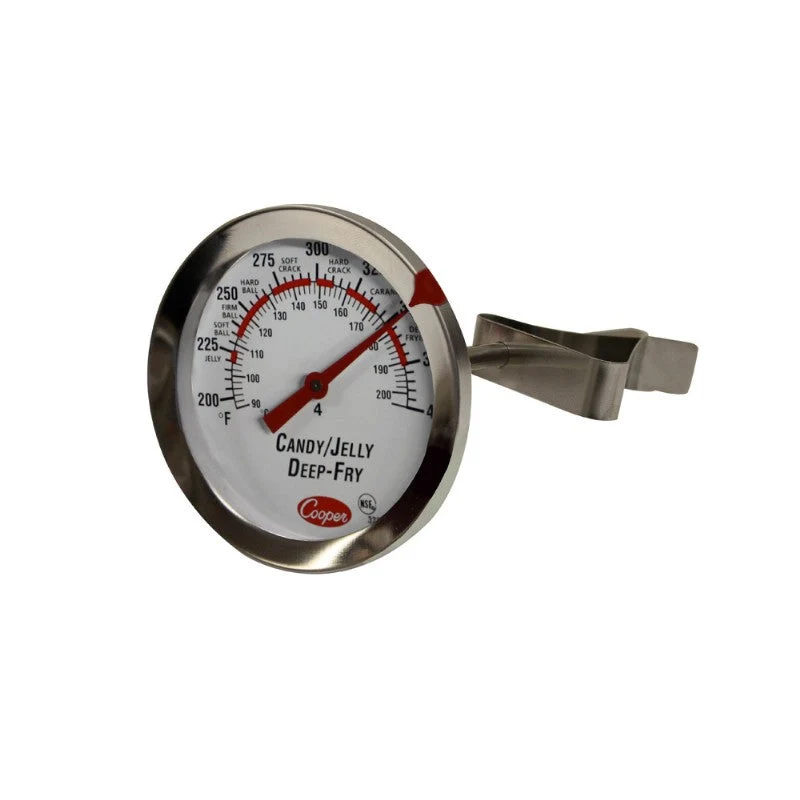 Cooper-Atkins Dial Candy / Deep Frying Thermometer with Clip