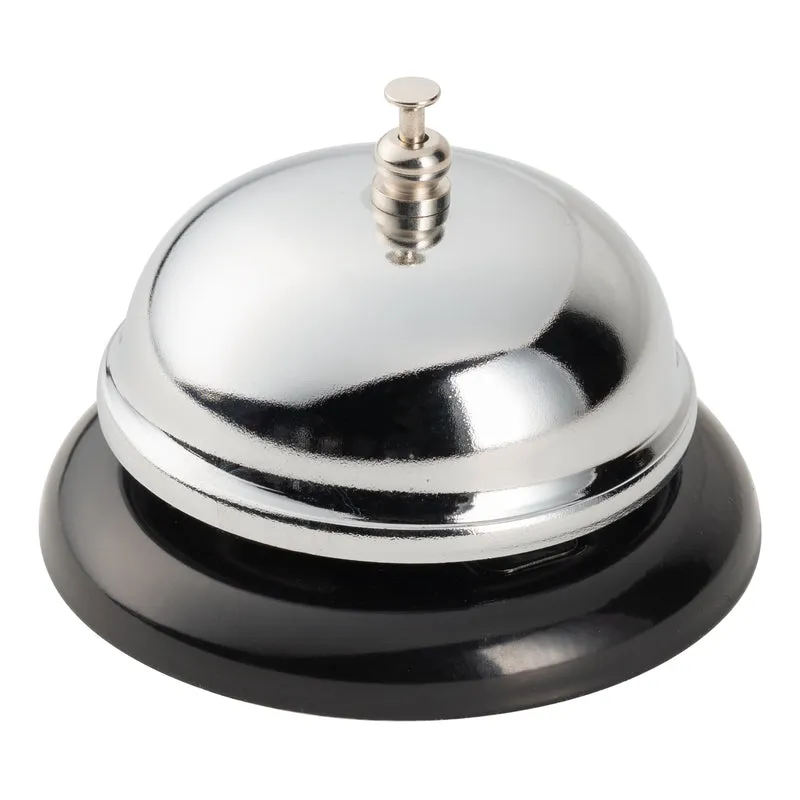 Browne Call Bell, 3", Nickel-Plated