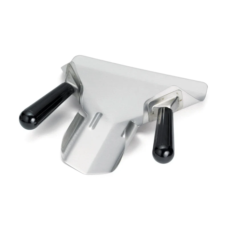 TableCraft Double Handle Fry Scoop, Stainless Steel/Plastic