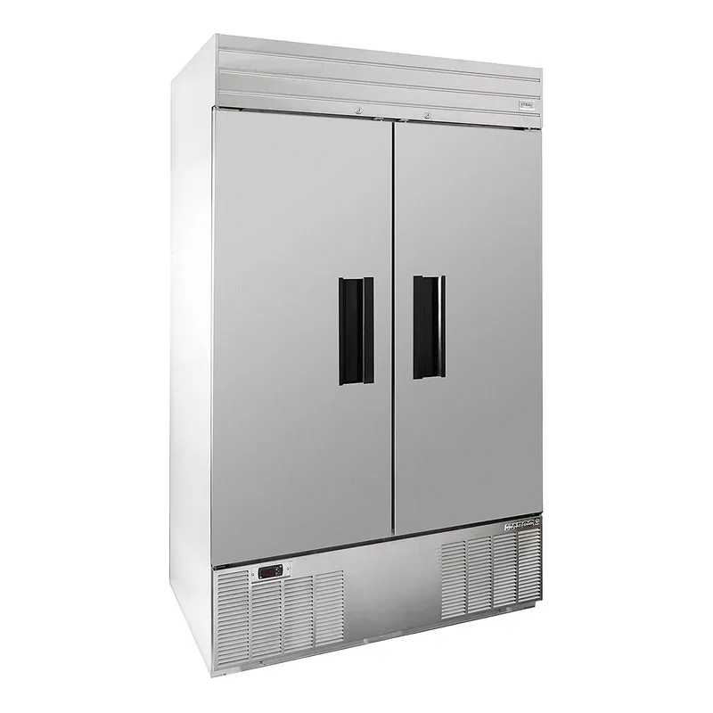 Habco SE46HCSA Dependable Series Refrigerator, Double Stainless Steel Doors, 46 CuFt