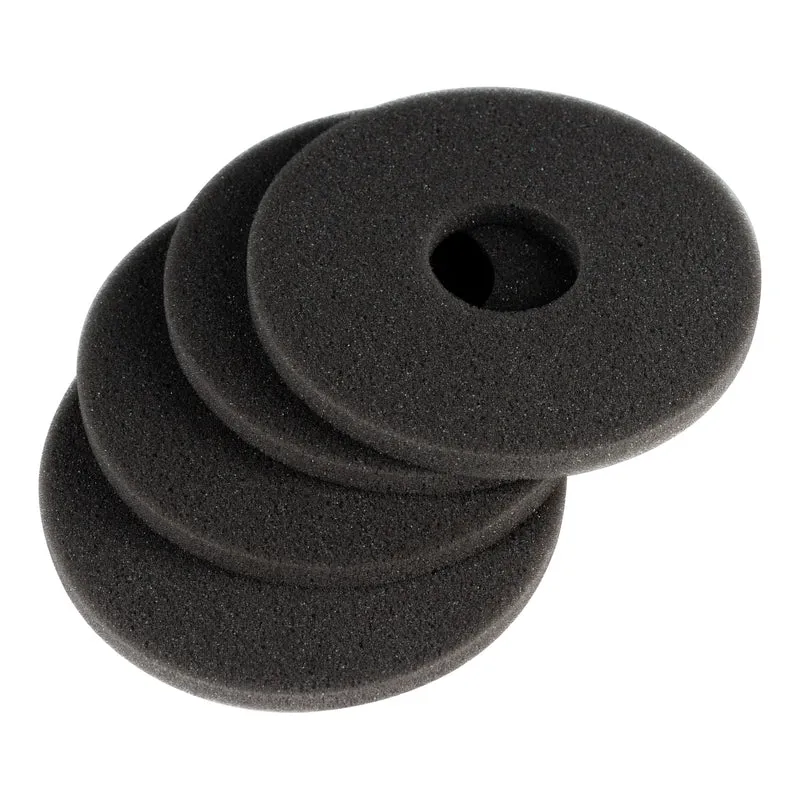 Spill-Stop 3 Tier Glass Rimming Tree Replacment Sponge, Black