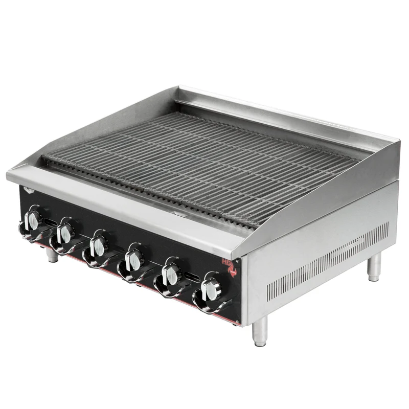 Vollrath 936CG Cayenne 36" Heavy Duty Gas Charbroiler, Radiant/Lava Rock, FINAL SALE