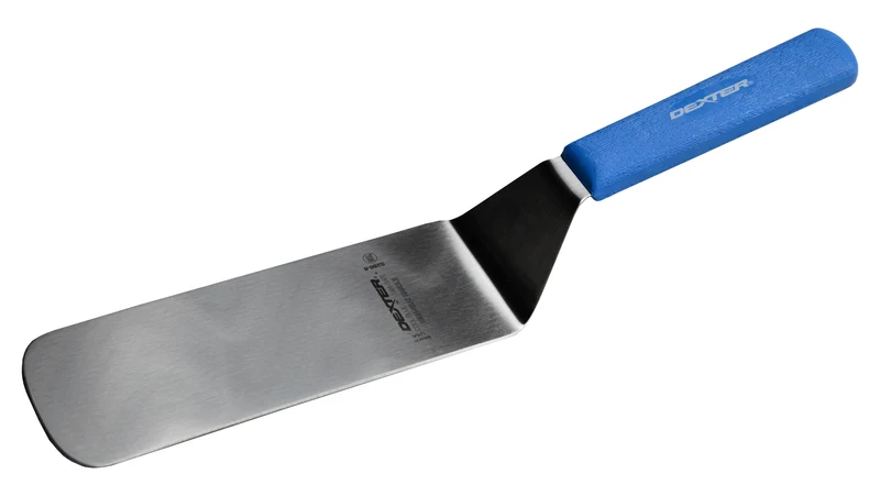 Dexter Sani-Safe Cool Blue Grill Turner, 8" x 3"