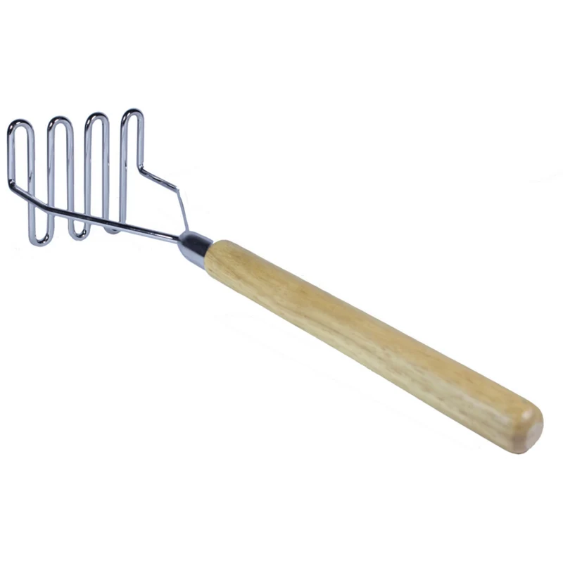 Rabco 4" Square Potato Masher, Chrome Plated Steel