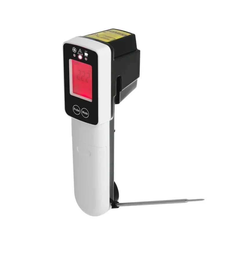 Infrarot-Thermometer mit Sonde -60/350°C 39x53x(H)158