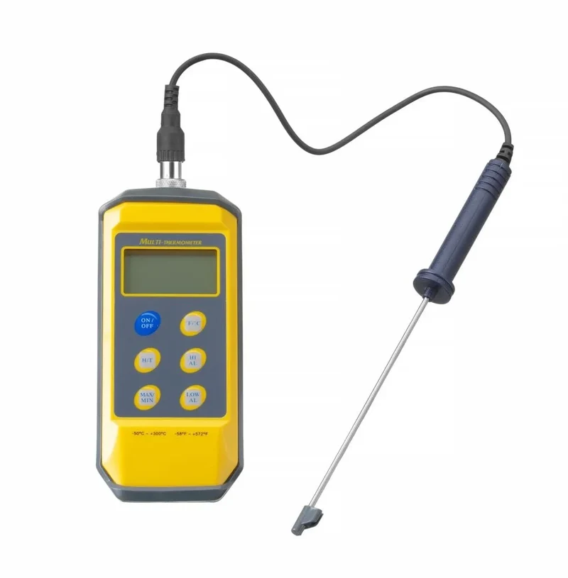 Digitales Thermometer mit Stiftsonde, 85x195x(H)45mm