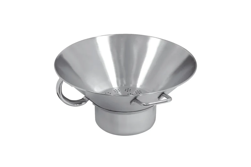 Schneider Edelstahl Pommes-Frites-Abtropfschüssel Ø 40 cm
