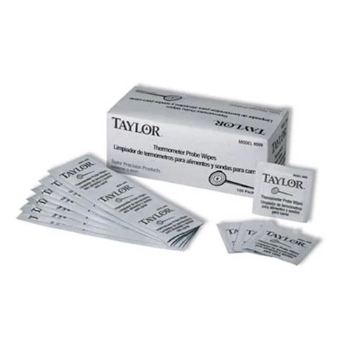 Taylor Thermometer Probe Wipes (100-pack)