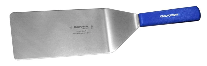 Dexter Sani-Safe Cool Blue Steak Turner, 8" x 4"