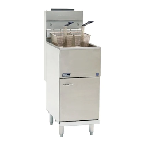 Pitco 40C+ Economy Tube Fired Gas Fryer, Stainless Steel
