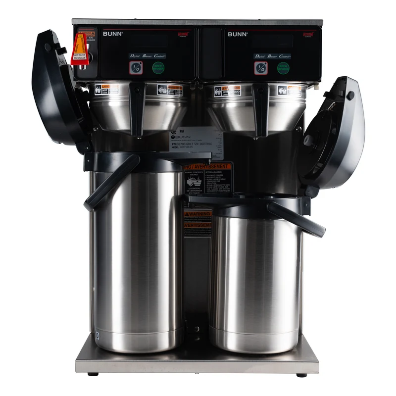 BUNN 38700.6013 AXIOM Twin-APS Airpot Dispensed Coffee Brewer with Faucet, 120/240V