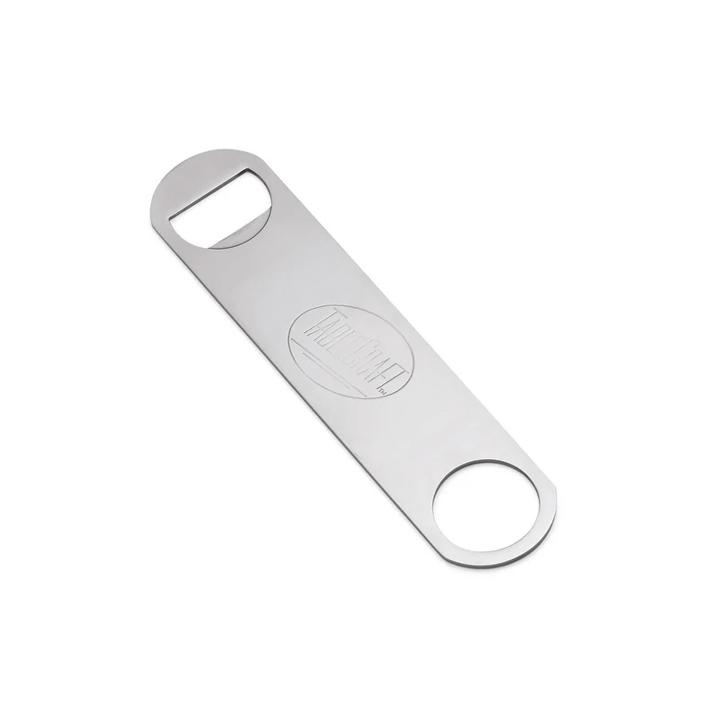 TableCraft Flat Pocket Bottle Opener, 7", Stainless Steel