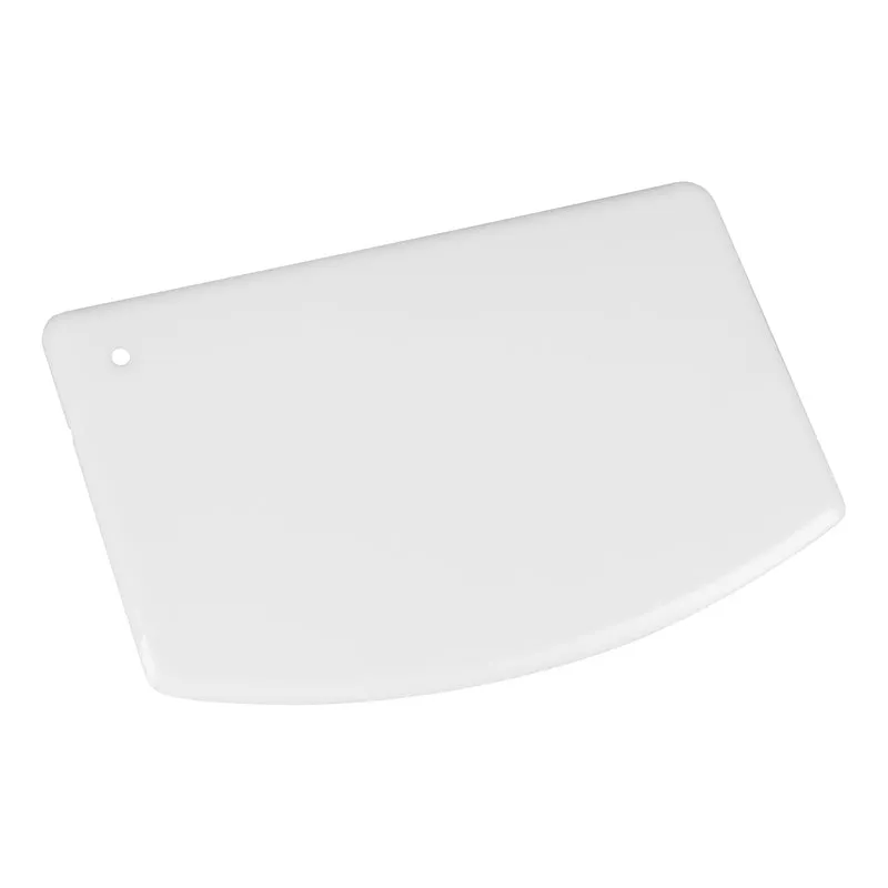 Browne Bowl Scraper, White Plastic, 5.5" x 3.5"