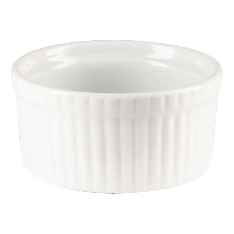 Browne Ramekin, 3 oz, White Porcelain