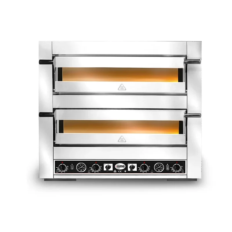 GMG Pizzaofen Firino PS44DE 4 + 4x30cm mit Thermometer