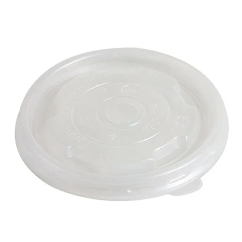 Eco-Packaging Recyclable Vented Soup Cup Lid for 6-10 oz Soup Cups (1000-pack)