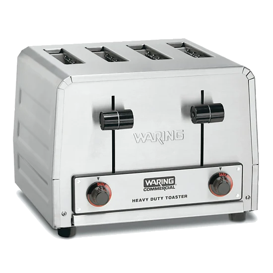 Waring WCT805B Heavy-Duty 4-Slot Toaster, 2700W, 208V
