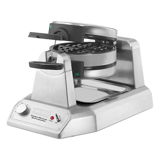 Waring WW200 Double Vertical Belgian Waffle Maker, 1400W, 120V