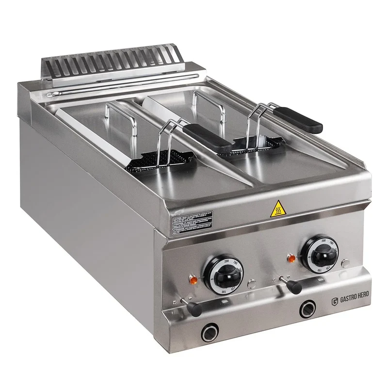 Elektrofritteuse Serie 700 - 40/70 - 6+6 Liter - Tischgerät